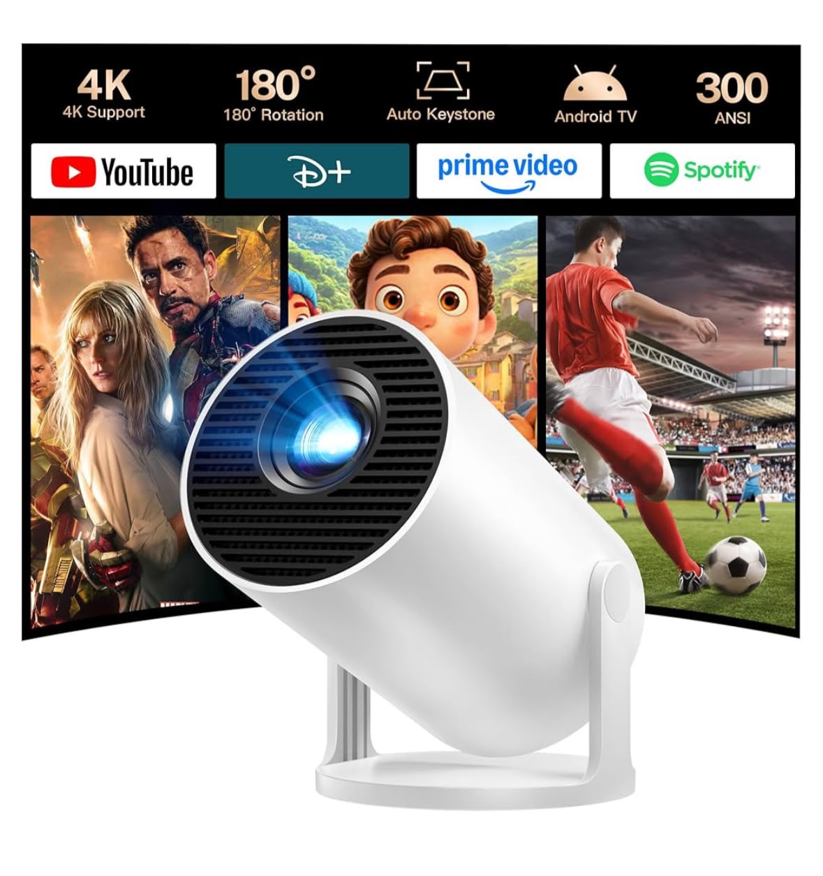 Proyector Portátil Ultra HD: Tu Cine Inmersivo Donde Quieras - Image 3
