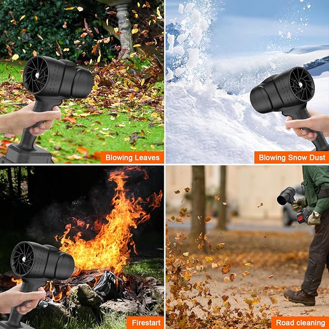 Soplador de Aire Turbo Profesional de 130.000 RPM | Incluye 2 Baterías - Image 11