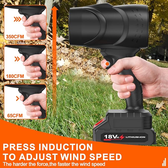 Soplador de Aire Turbo Profesional de 130.000 RPM | Incluye 2 Baterías - Image 10