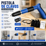 Clavadora Profesional de 4 Niveles: ¡Fijaciones Perfectas al Instante!