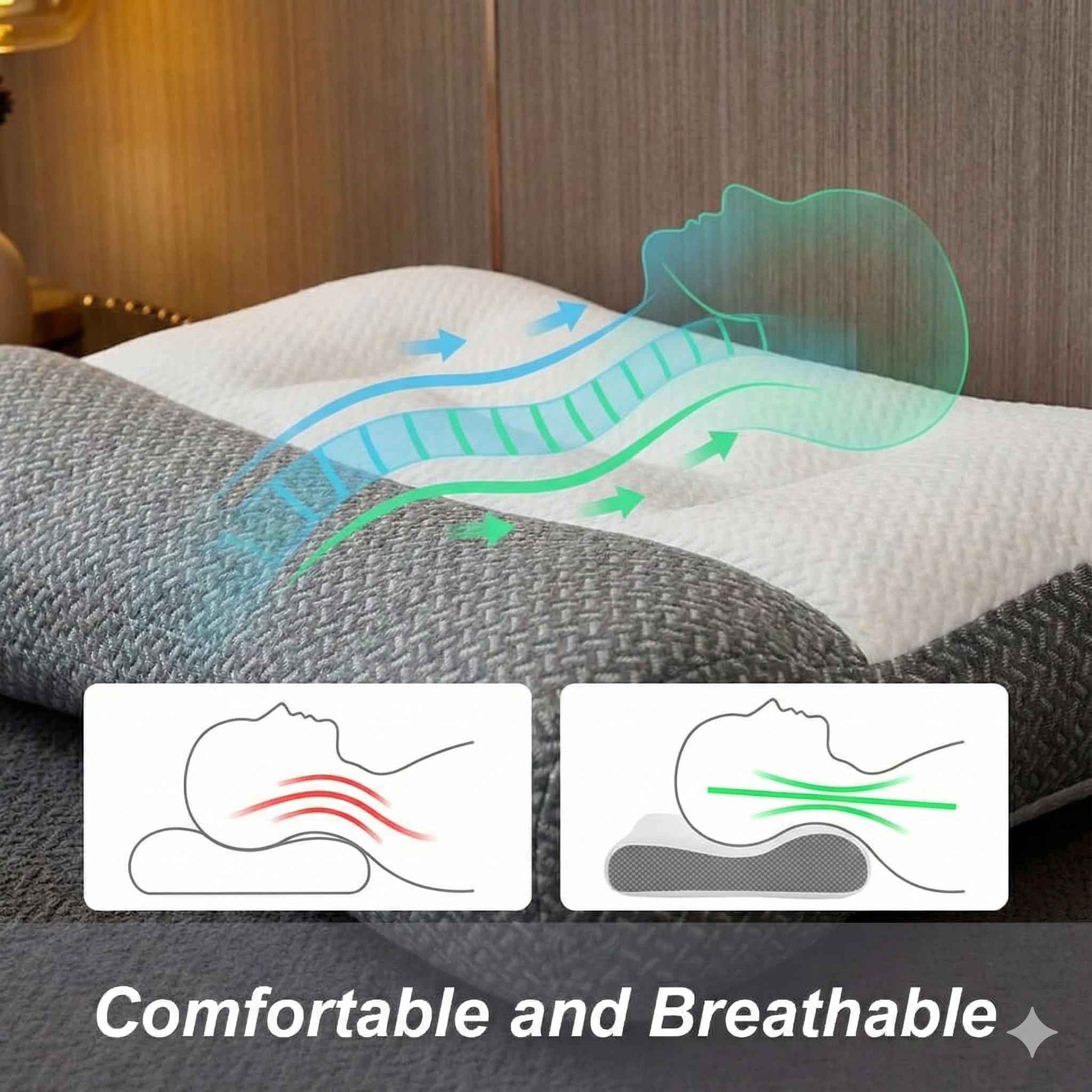 Almohada Cervical Viscoelástica: Duerme Sin Dolor - Image 4