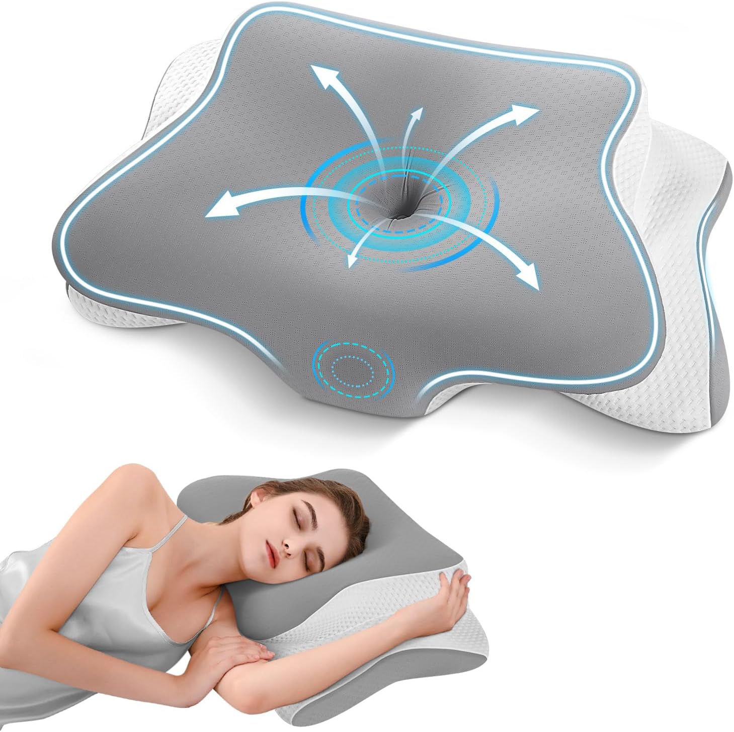 Transforma Tus Noches: Almohada Ergonómica para un Descanso Profundo y Sin Dolor - Image 3