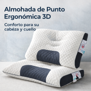 Almohada Ortopédica DELUXE ERGO™ 3D: Despierta Sin Dolor y Renovado
