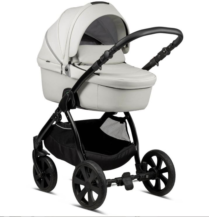 Noordi Fjordi Leather 2 in 1 Pram – Cloud - Image 5