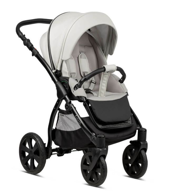 Noordi Fjordi Leather 2 in 1 Pram – Cloud - Image 8